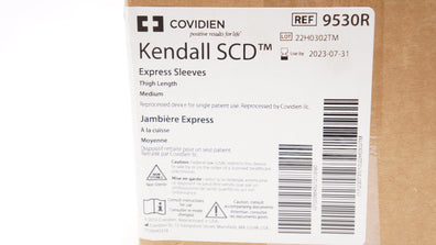 Covidien 9530R Kendall SCD Express Sleeves Thigh Length, Medium (x) - Box of 5